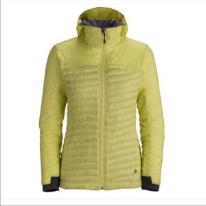 Black diamond down coat